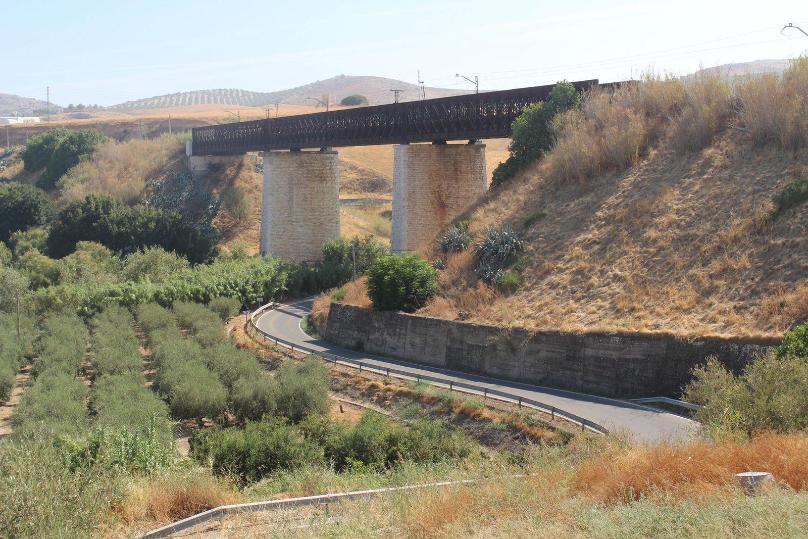 Tramo de la carretera donde va a actuar la Diputación.