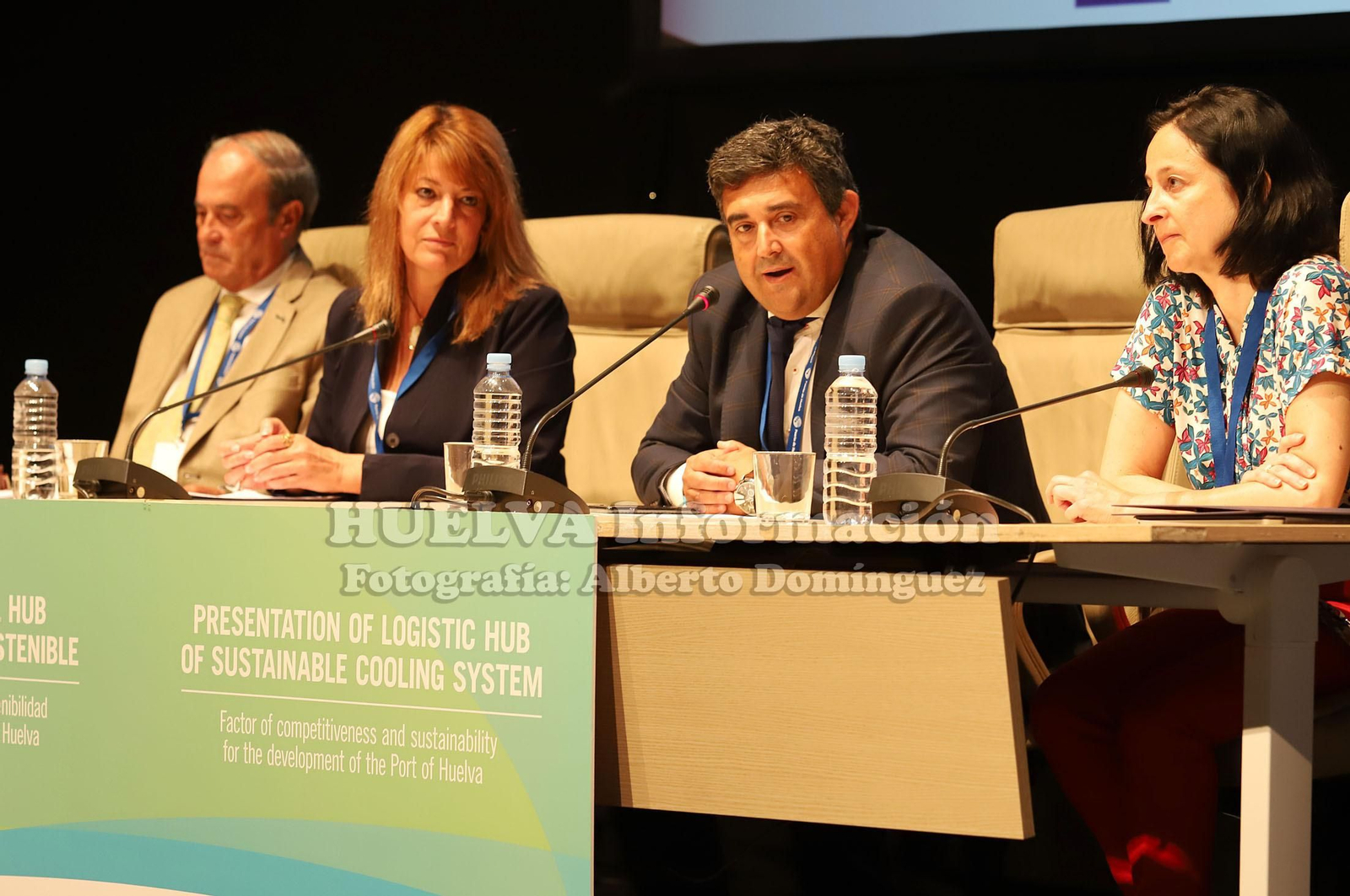 Imágenes de la presentación de la ciudad del frío del Puerto de Huelva