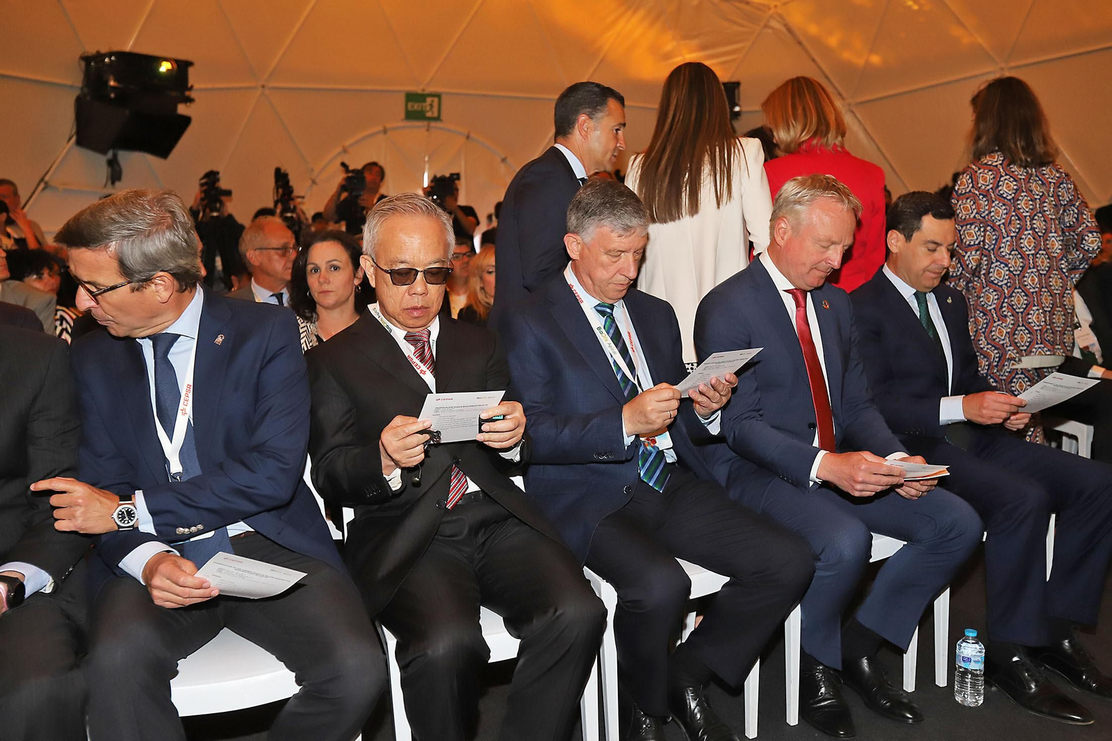 Presentación de la nueva planta de biocombustibles de segunda generación  de Cepsa en Palos de la Frontera (Huelva)