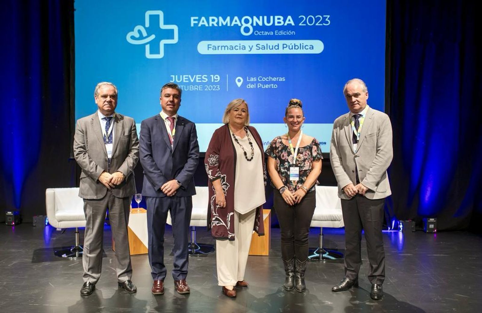 Inauguración de las jornadas de Farmaonuba.