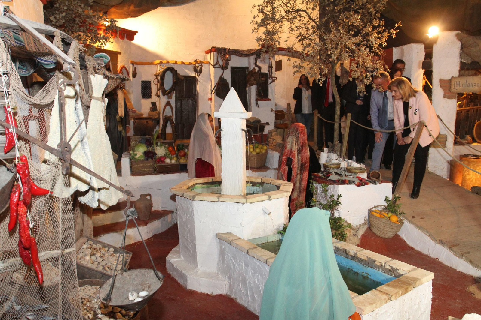 Imágenes de la inauguración del Belén viviente de Beas