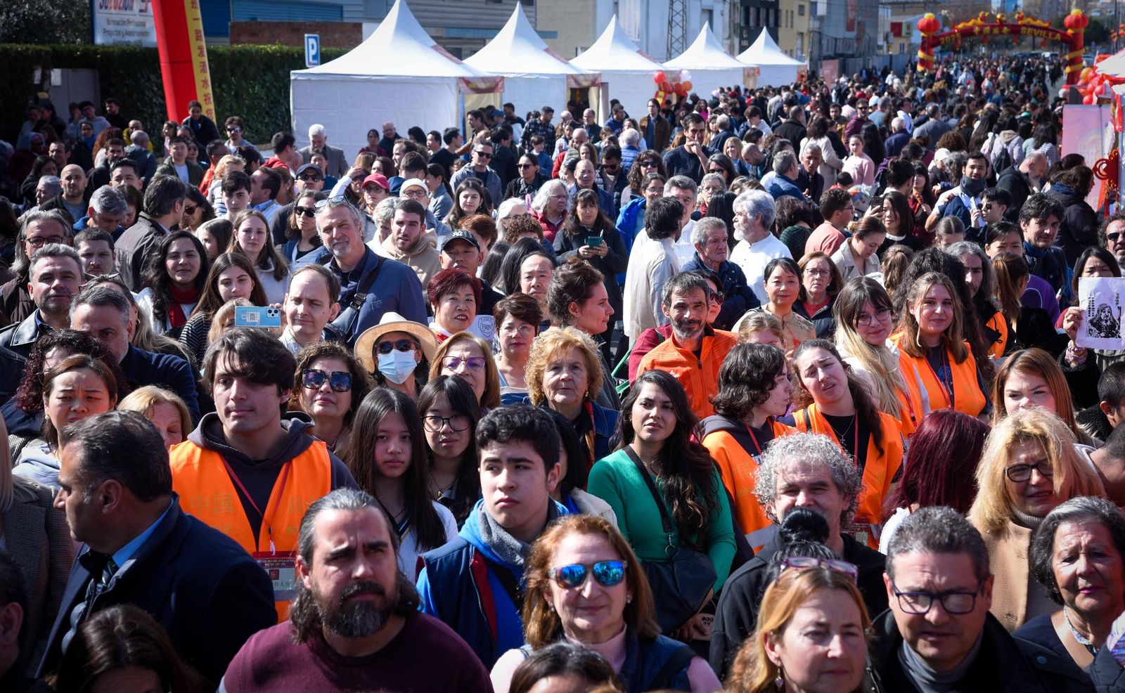Las imágenes del acto de celebración del Año Nuevo chino en Sevilla