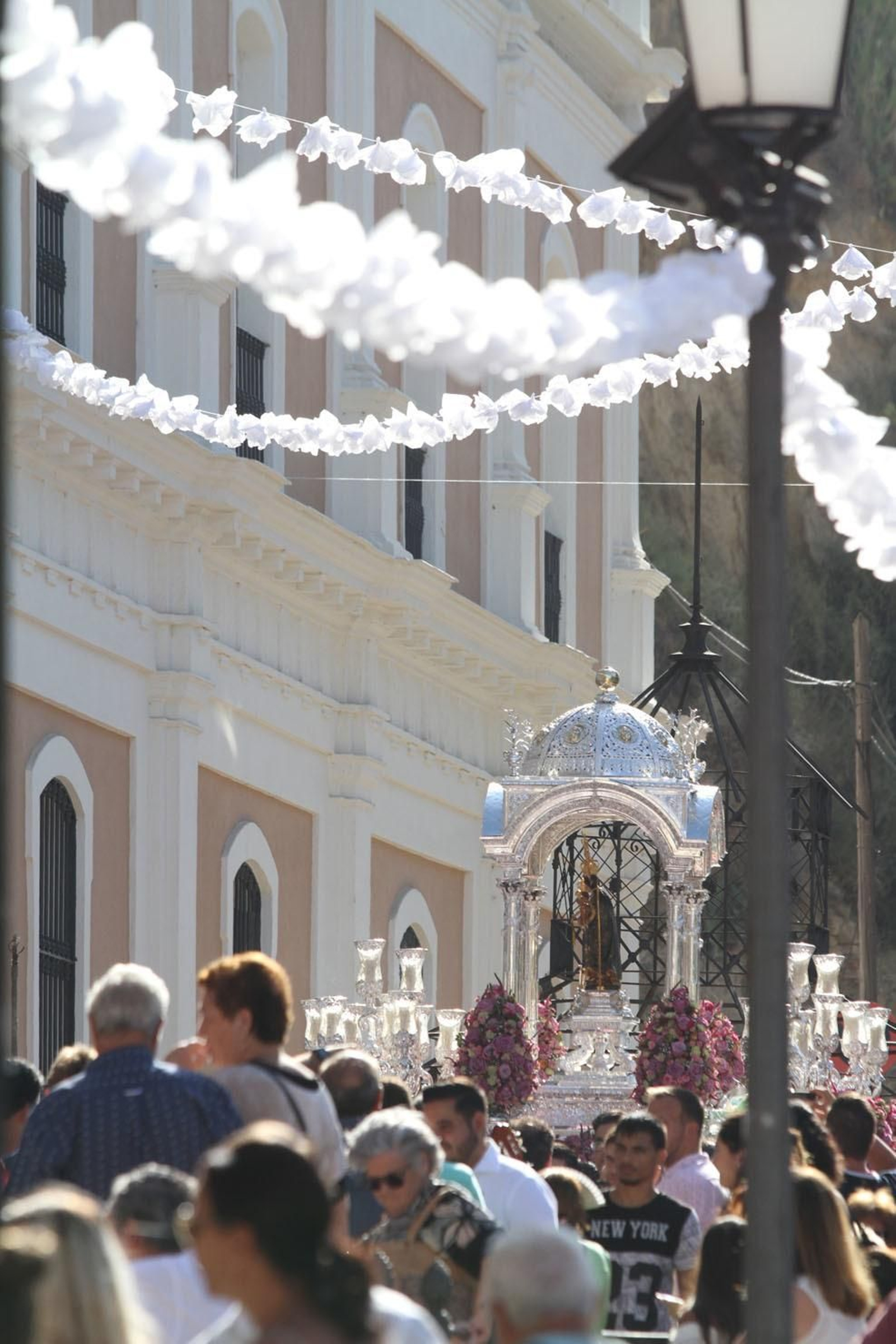 Imágenes de la bajada de La Cinta a la Catedral de La Merced