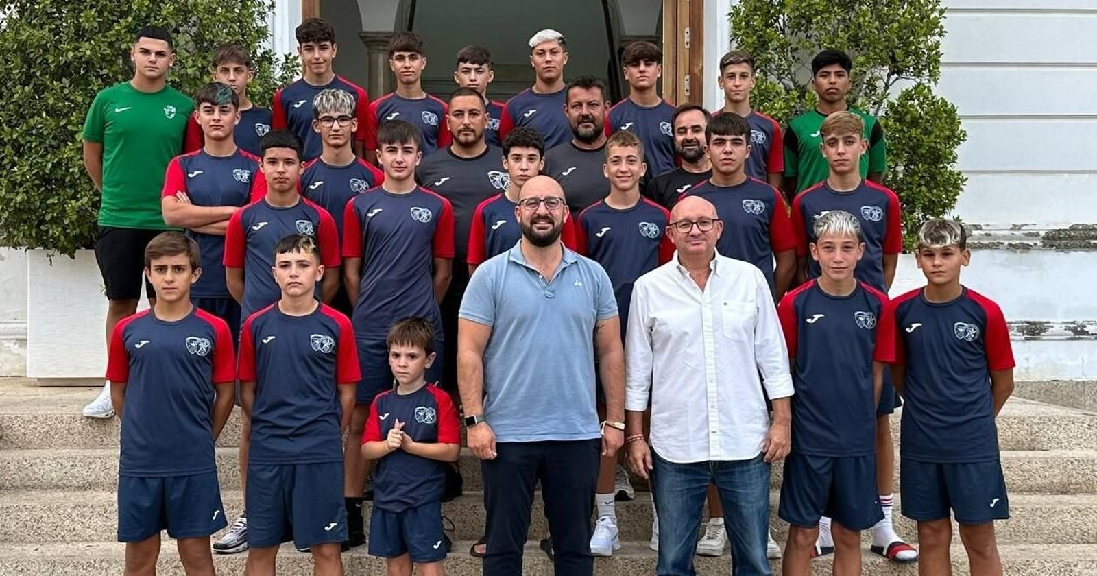 Recepción municipal al equipo infantil del CD Estrella Portuense-Los Frailes.