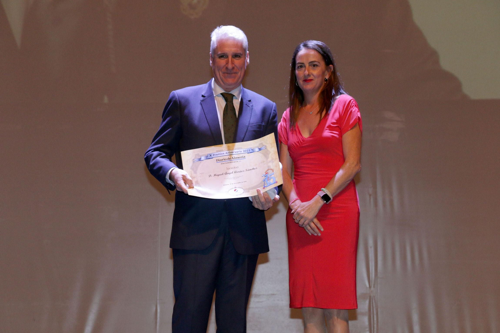 Gala XV aniversario Diario de Almería, en Roquetas de Mar