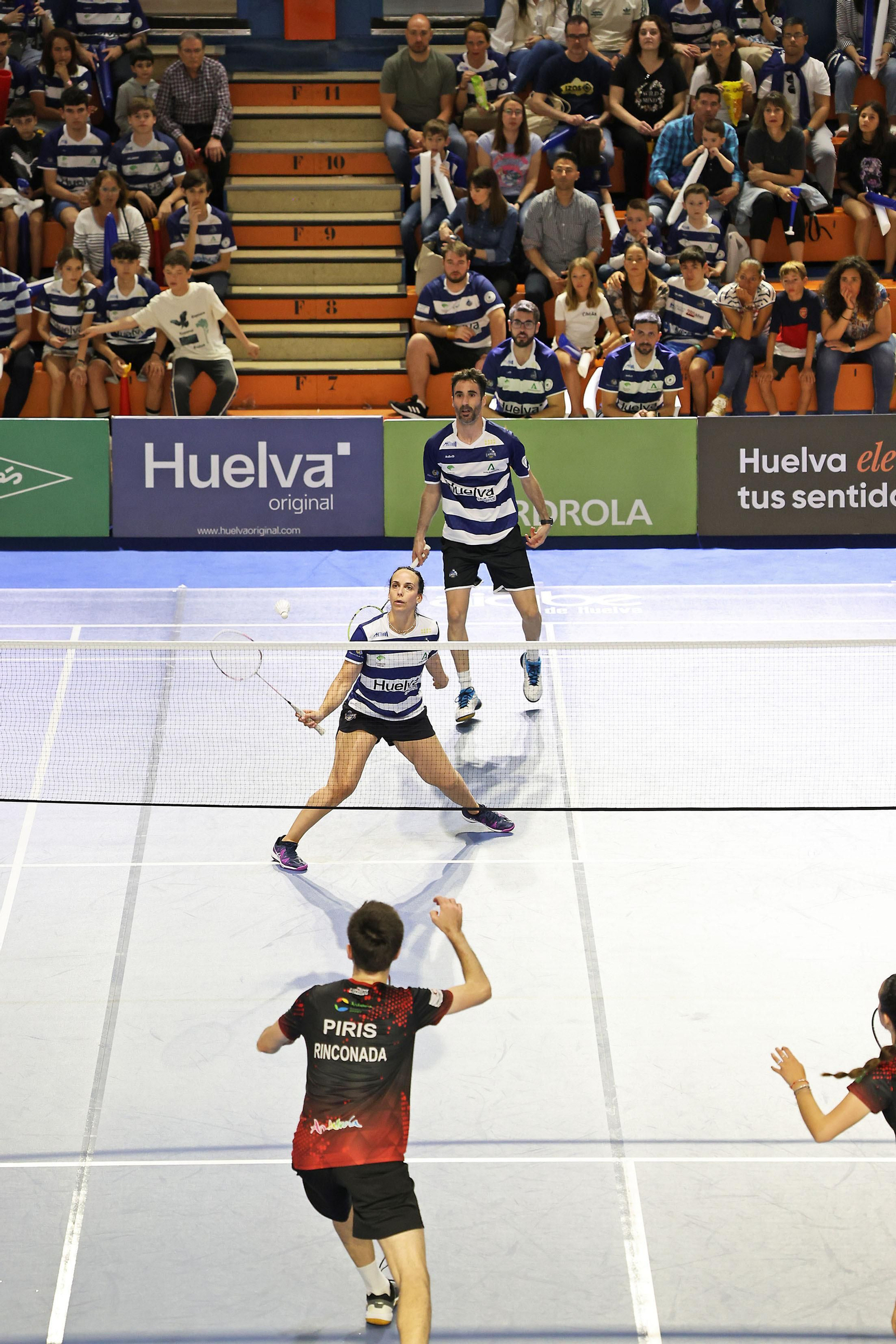 Imágenes de la final de liga de bádminton entre el IES La Orden y La RInconada