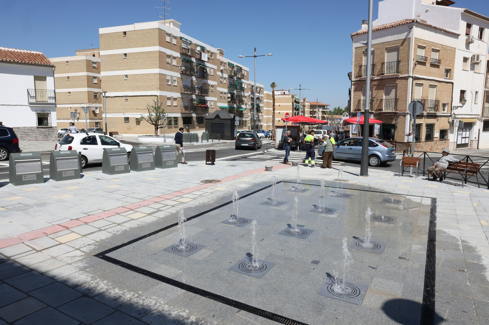 Nueva fuente en la zona peatonal. Nueva fuente en la zona peatonal.