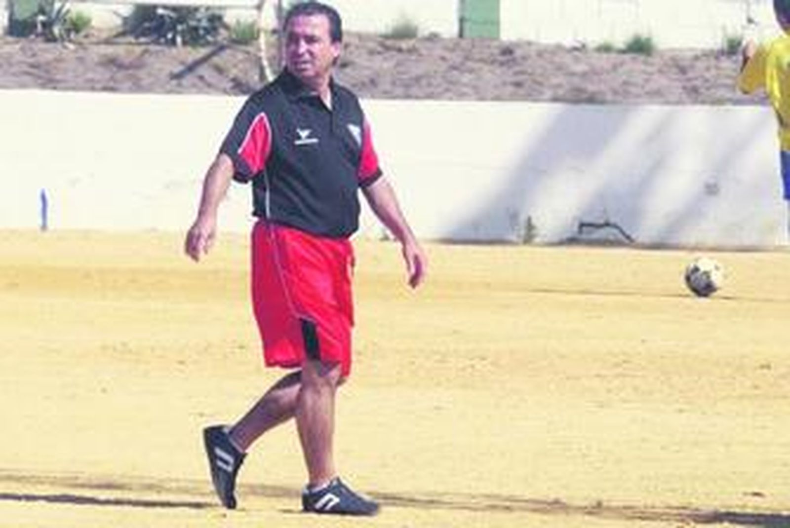 Eduardo Lameira, entrenador del Zabal juvenil.