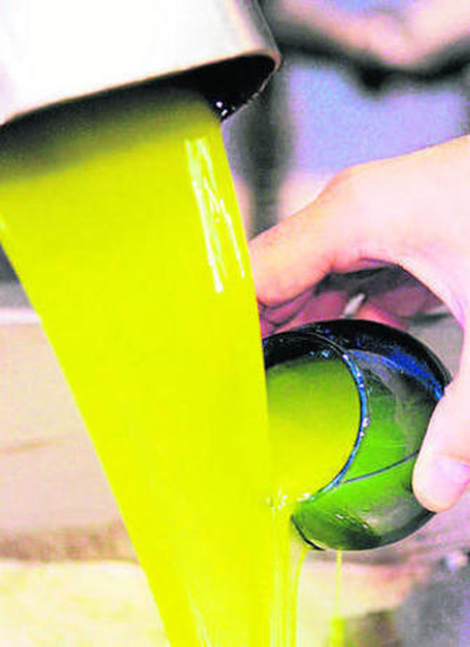 Aceite en una almazara.