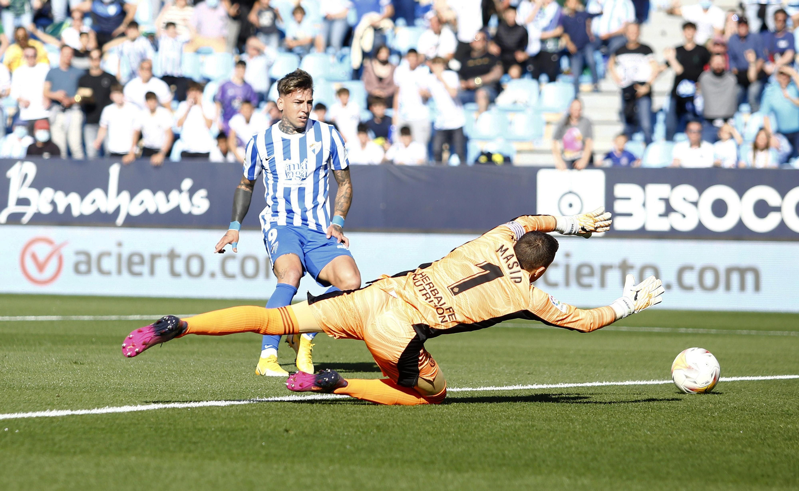 Las fotos del Málaga CF-Real Valladolid