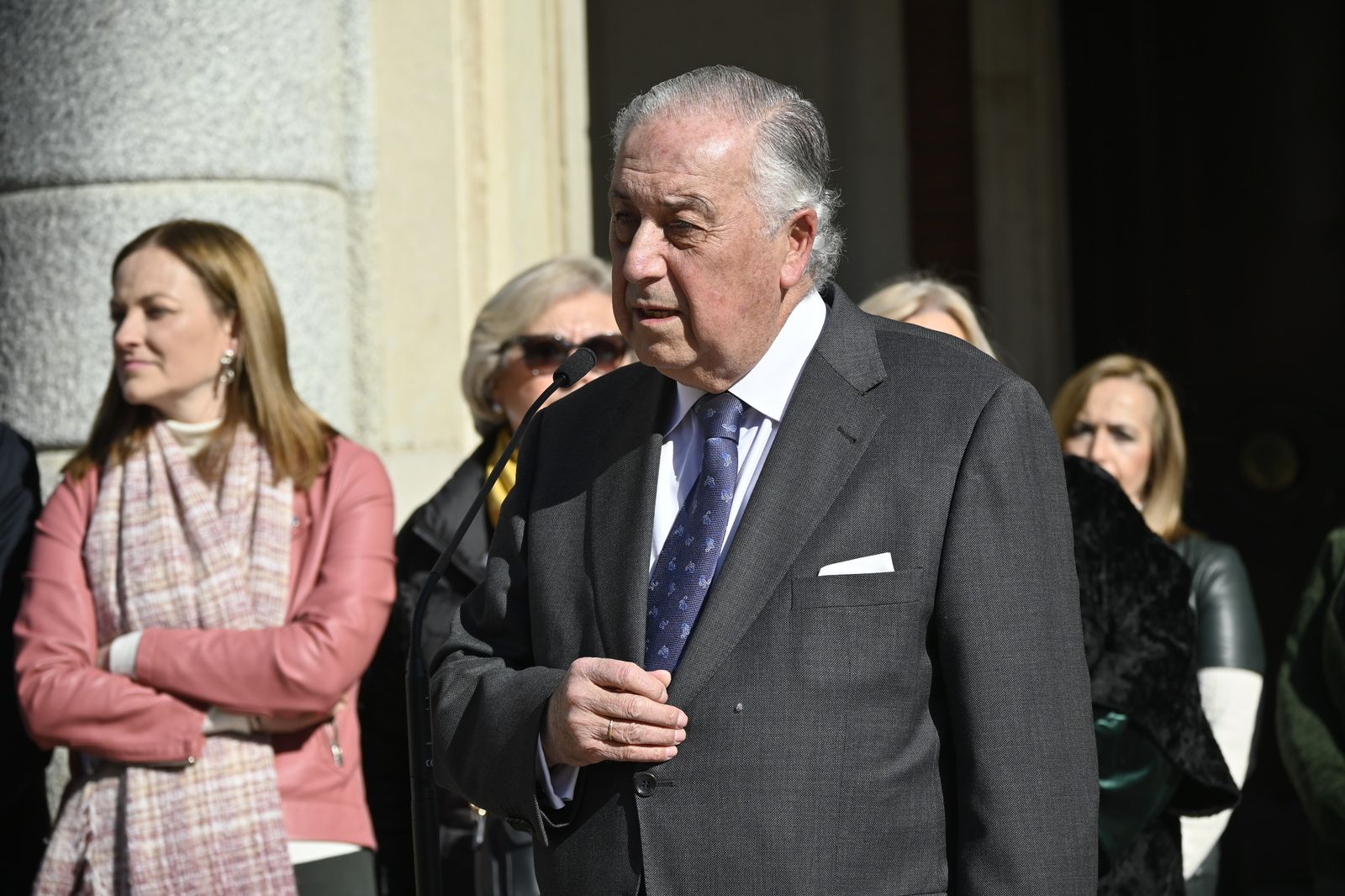 Imágenes de la lectura del llamamiento, del Día Mundial contra el Cancer.