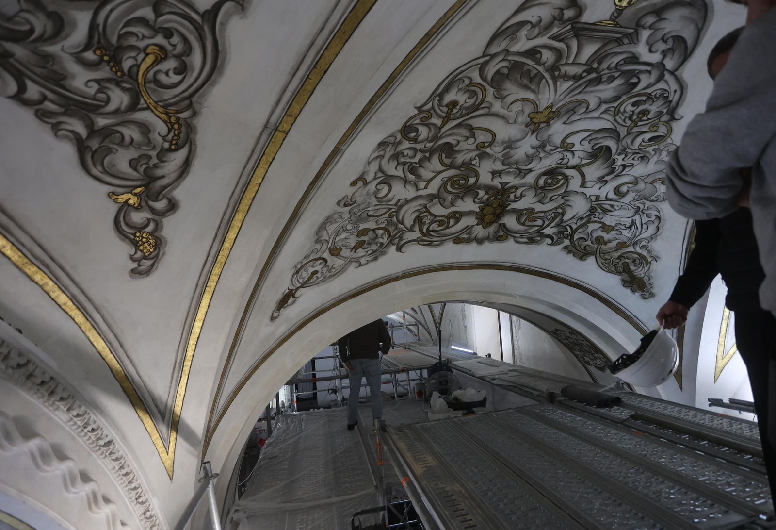 Restauración de las pinturas murales de la Iglesia de la Magdalena