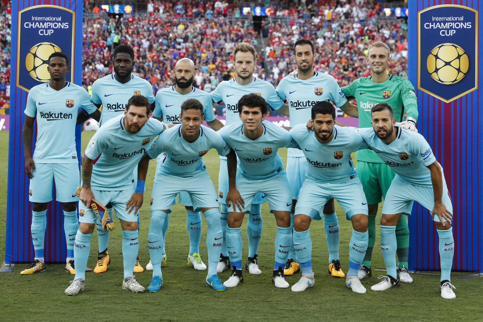 Imágenes del encuentro entre el Barcelona y el Manchester United