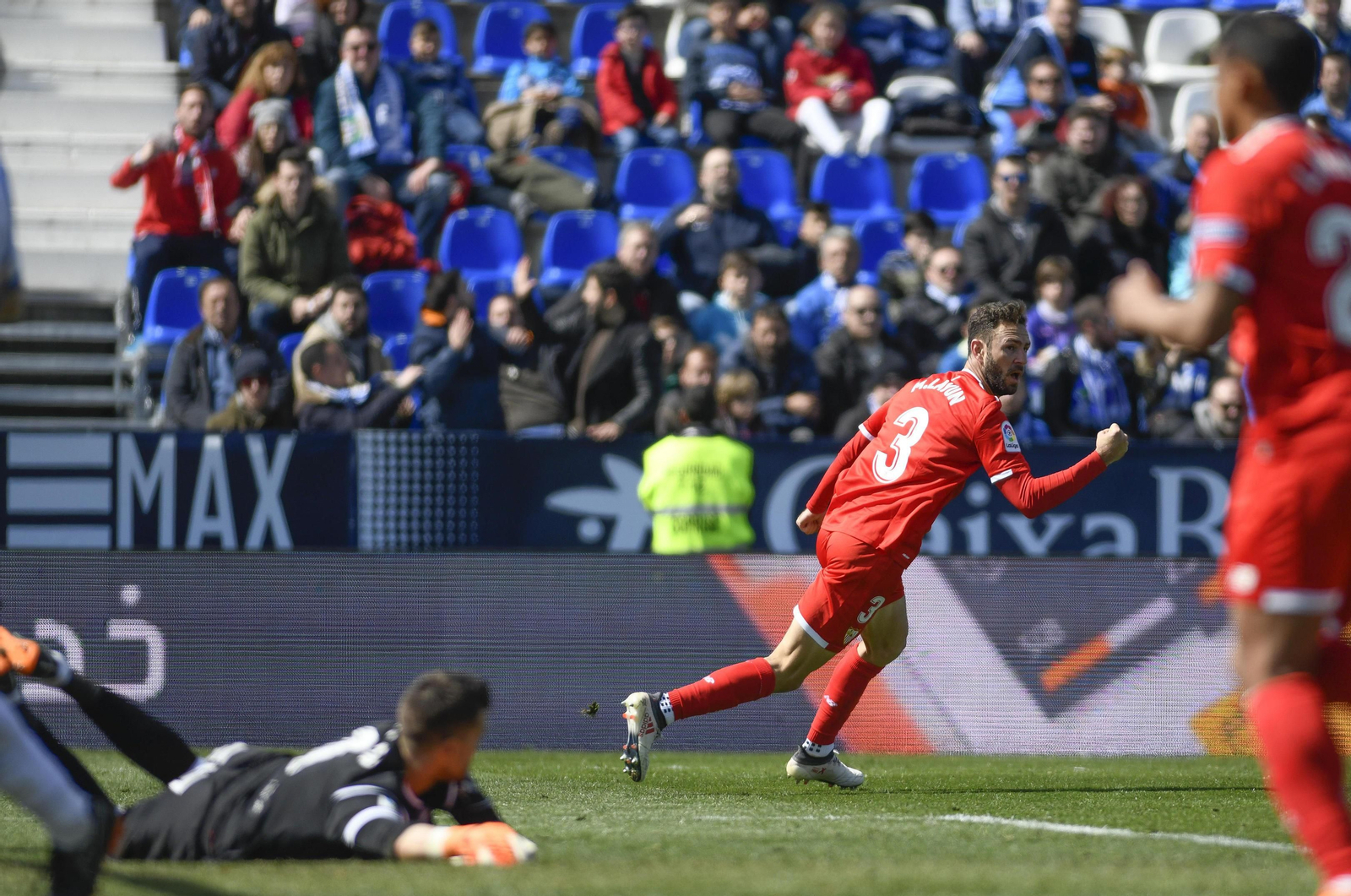Las imágenes del Leganés-Sevilla