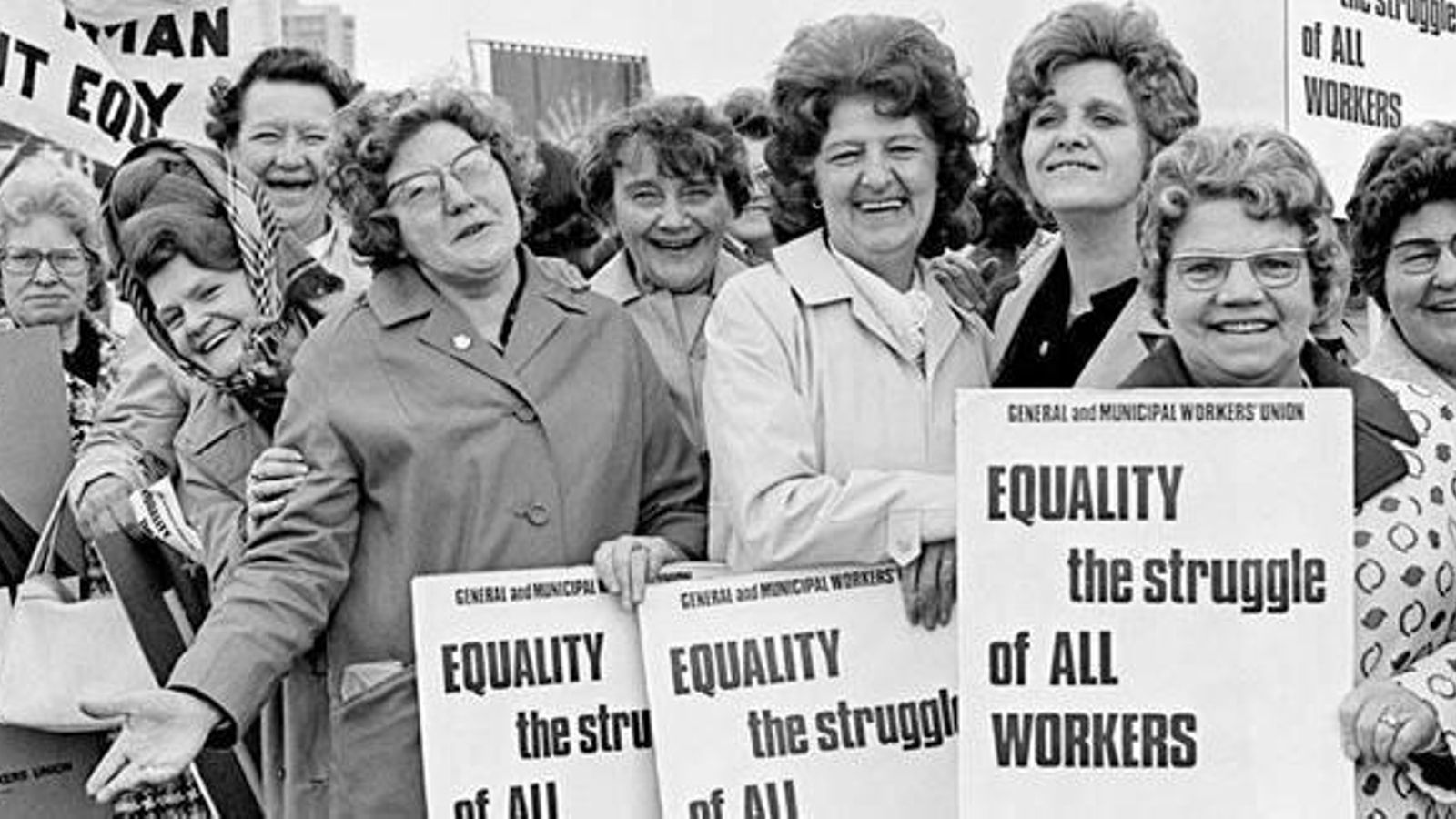 Una imagen de hace más de 40 años de una manifestación feminista en Estados Unidos. Una imagen de hace más de 40 años de una manifestación feminista en Estados Unidos.