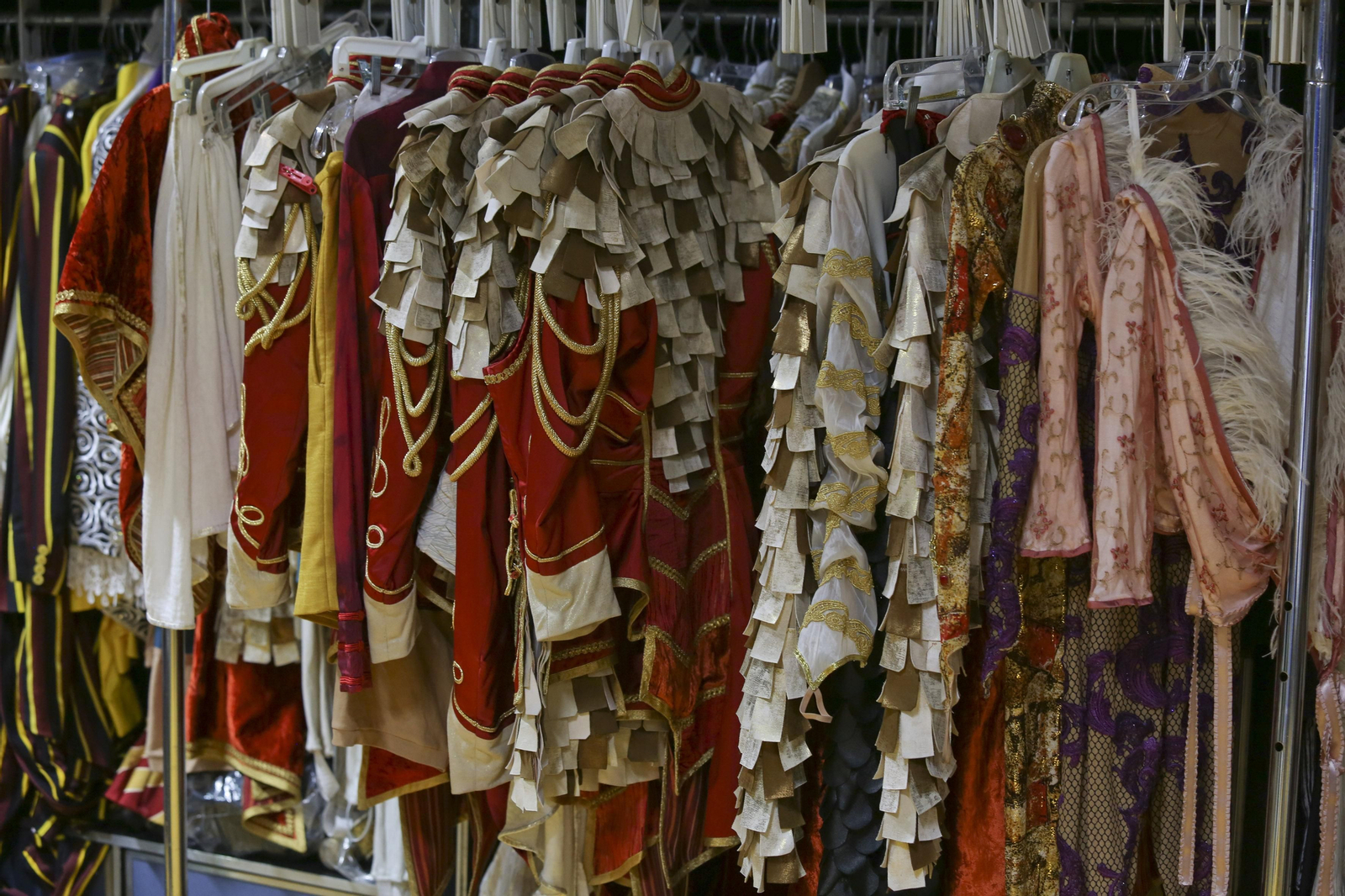 El ensayo del Circo del Sol en Málaga para su espectáculo 'Kooza'