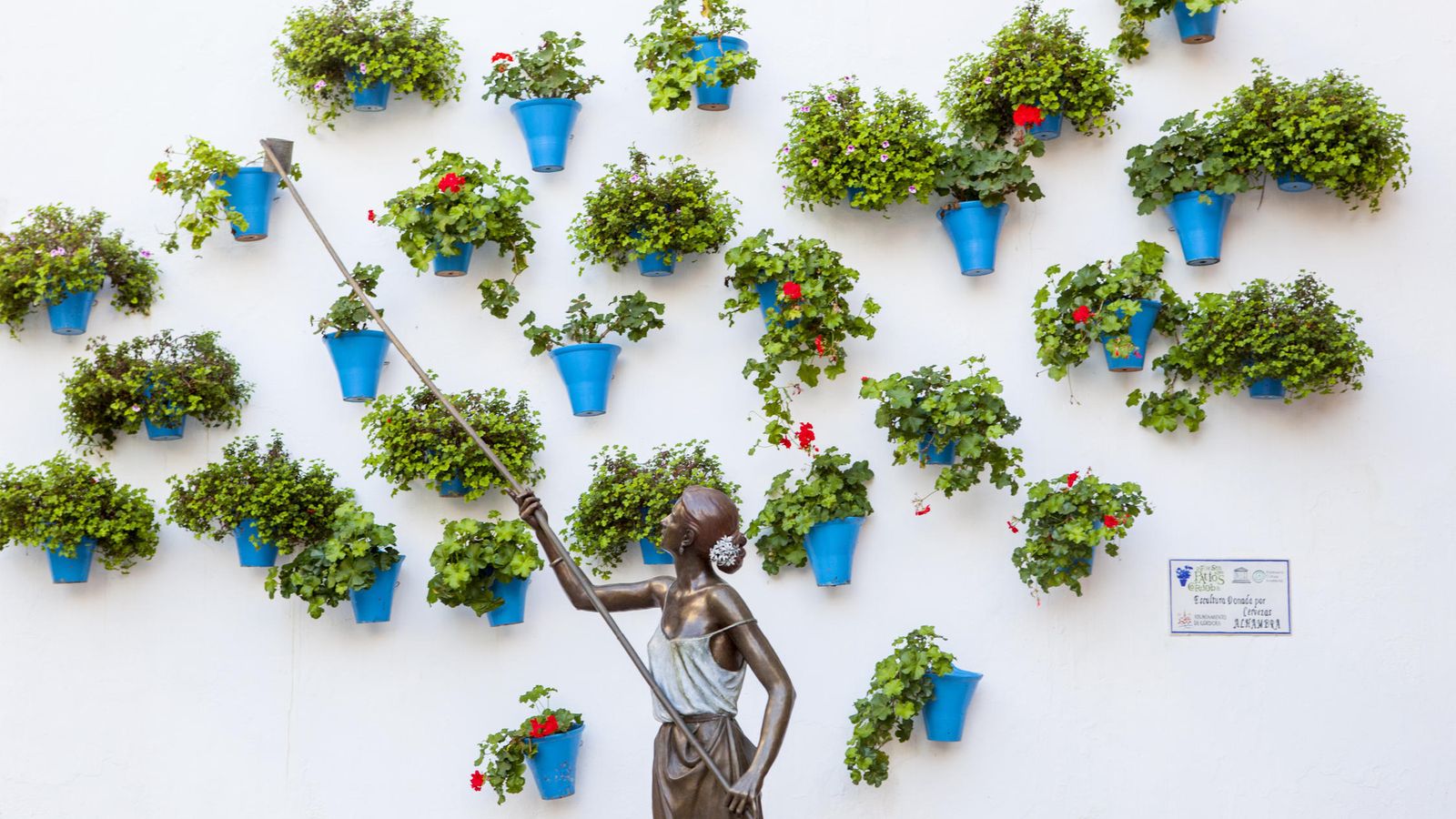 Detalle de un patio.