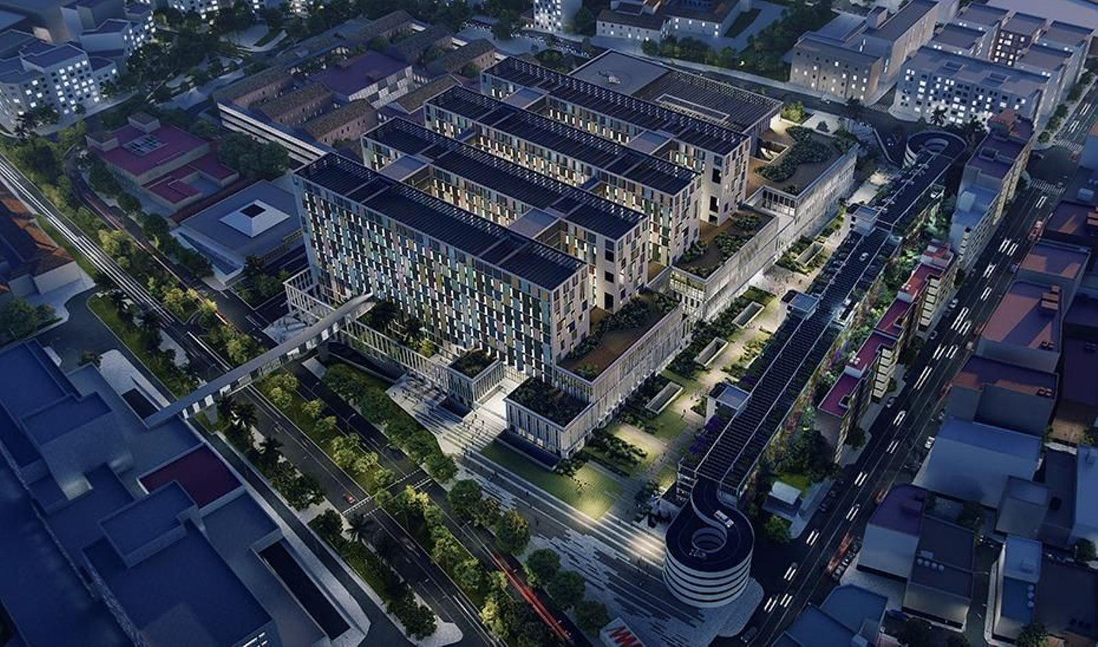 Proyecto del nuevo hospital de Málaga.