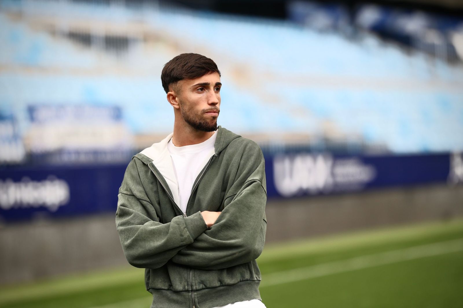 Las fotos de la entrevista a David Larrubia, jugador del Málaga CF
