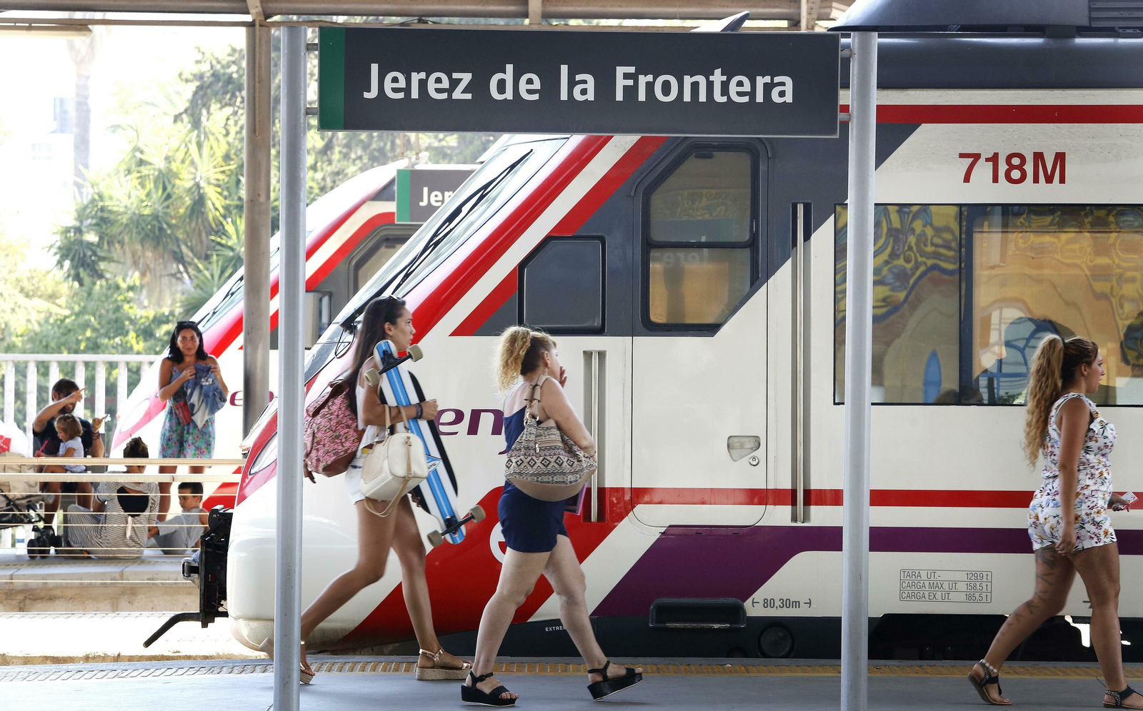 La estación de trenes de Jerez de la Frontera, en una imagen de archivo