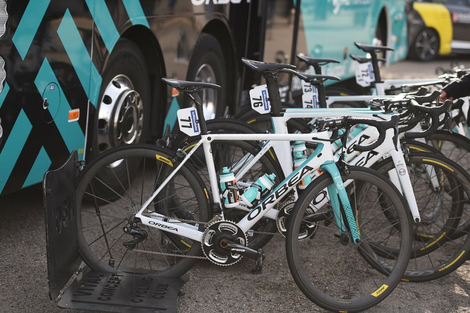 Bicicletas del equipo francés Vital Concept.