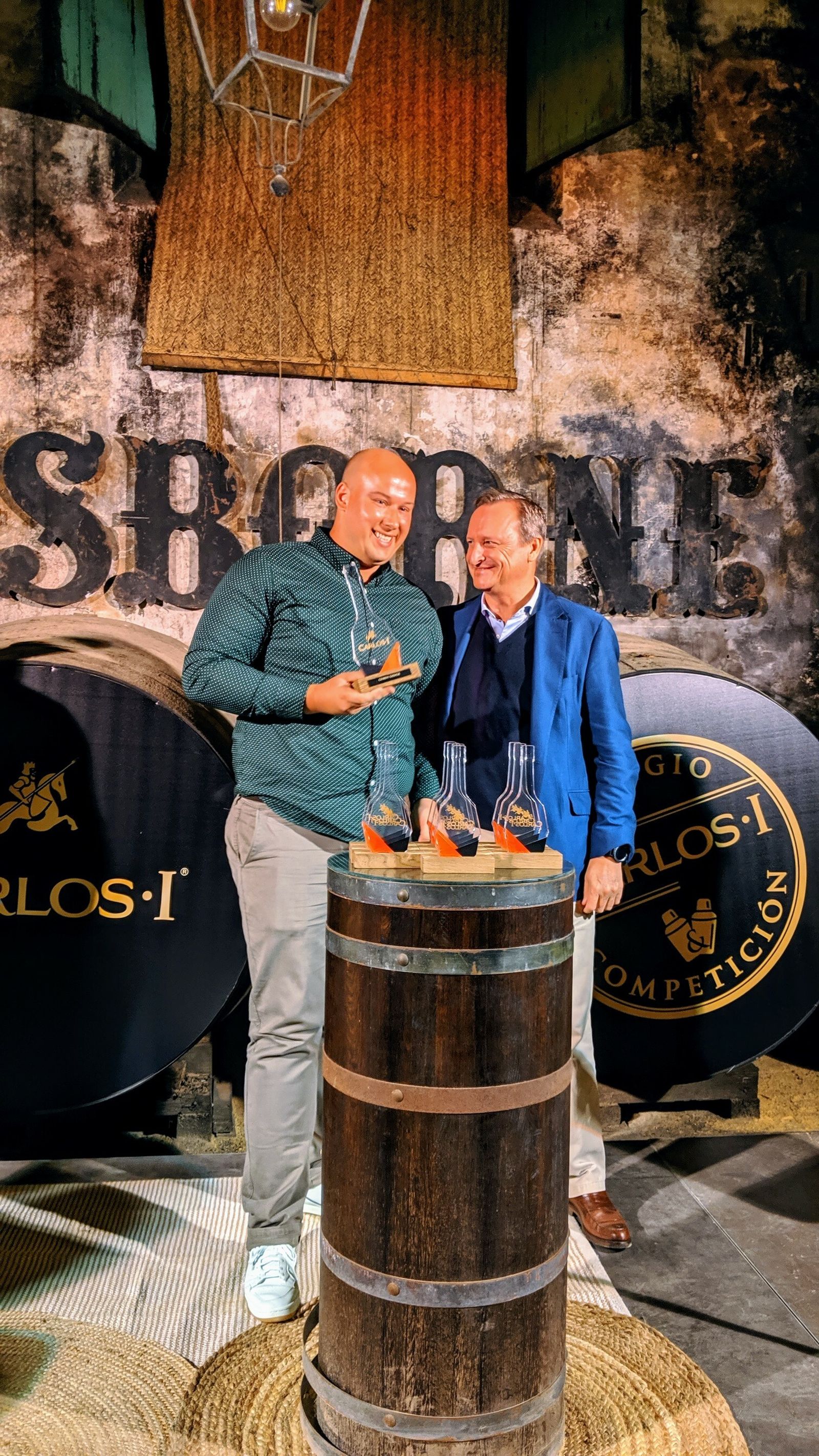 Ceiron Gedik y Fernando Terry (CEO Osborne).