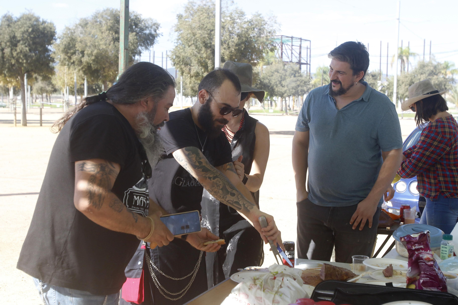 Los peroles por San Rafael, en fotografías