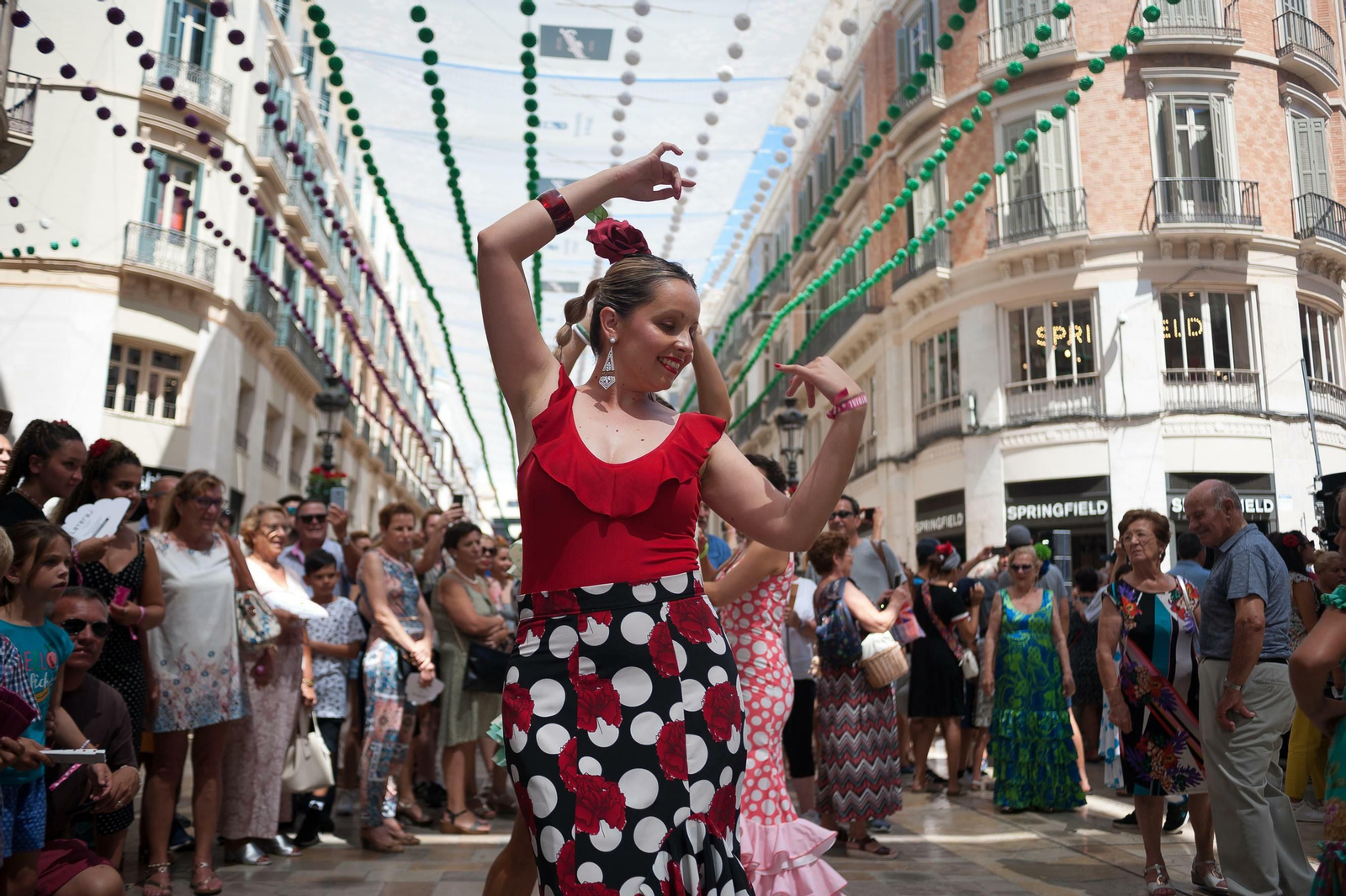 La Feria de Málaga del Centro de este jueves, en fotos
