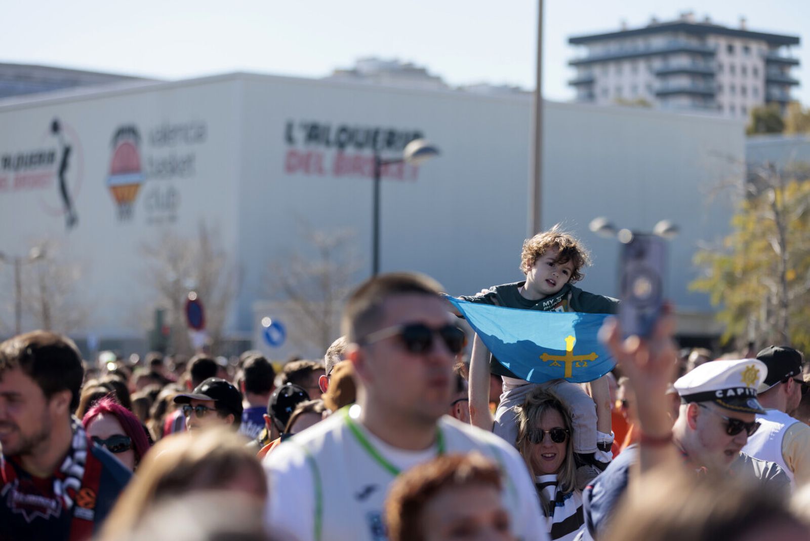Las fotos del encuentro de aficiones de la Copa del Rey de Valencia