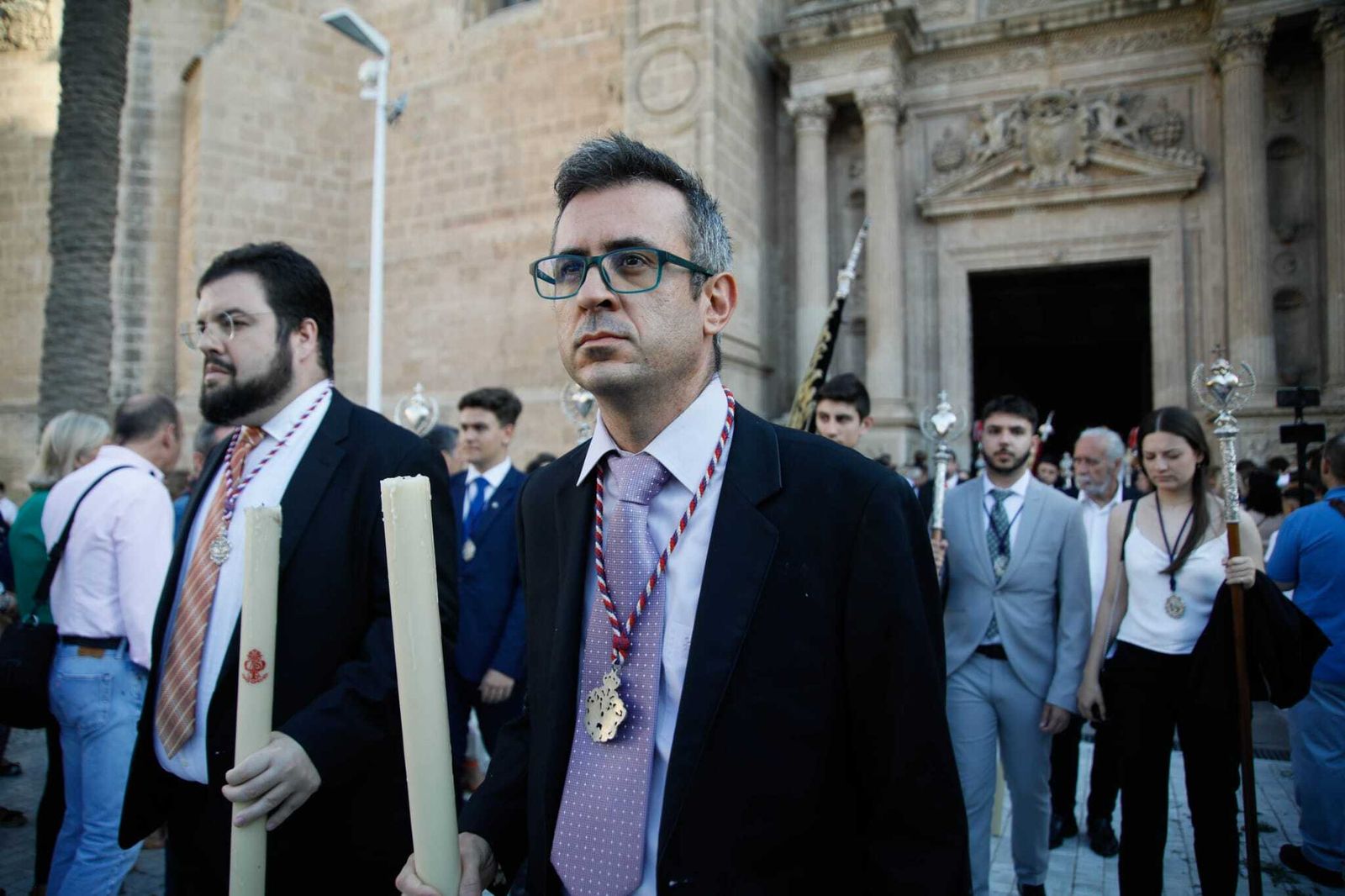 Imágenes de la procesión del Corpus Christi en Almería: así han sido la misa y la posterior marcha por la capital