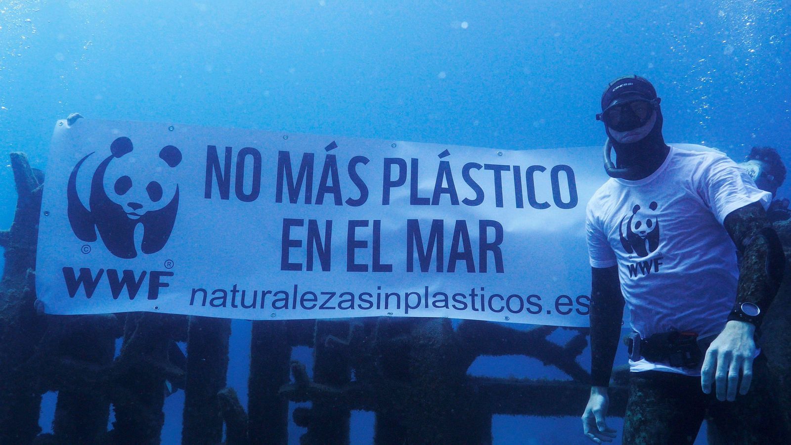 Una campaña de WWF contra el plástico en el mar