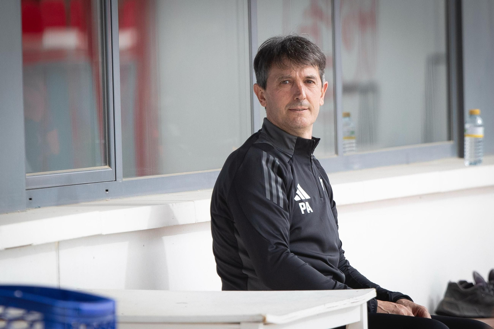 El técnico en su primer día en la Ciudad Deportiva