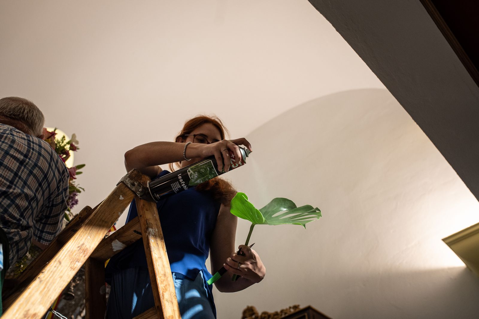 Imágenes de los preparativos de la Hdad de Emigrantes