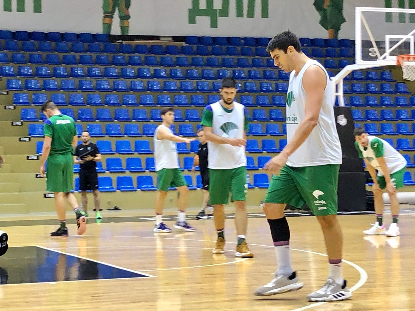 Las fotos del entrenamiento del Unicaja en Novgorod