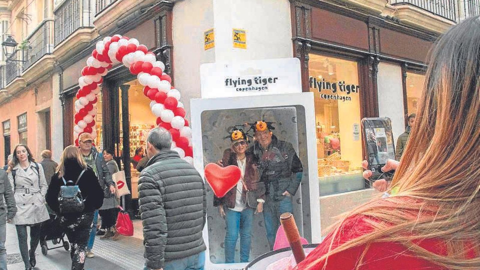 Exterior de la tienda.