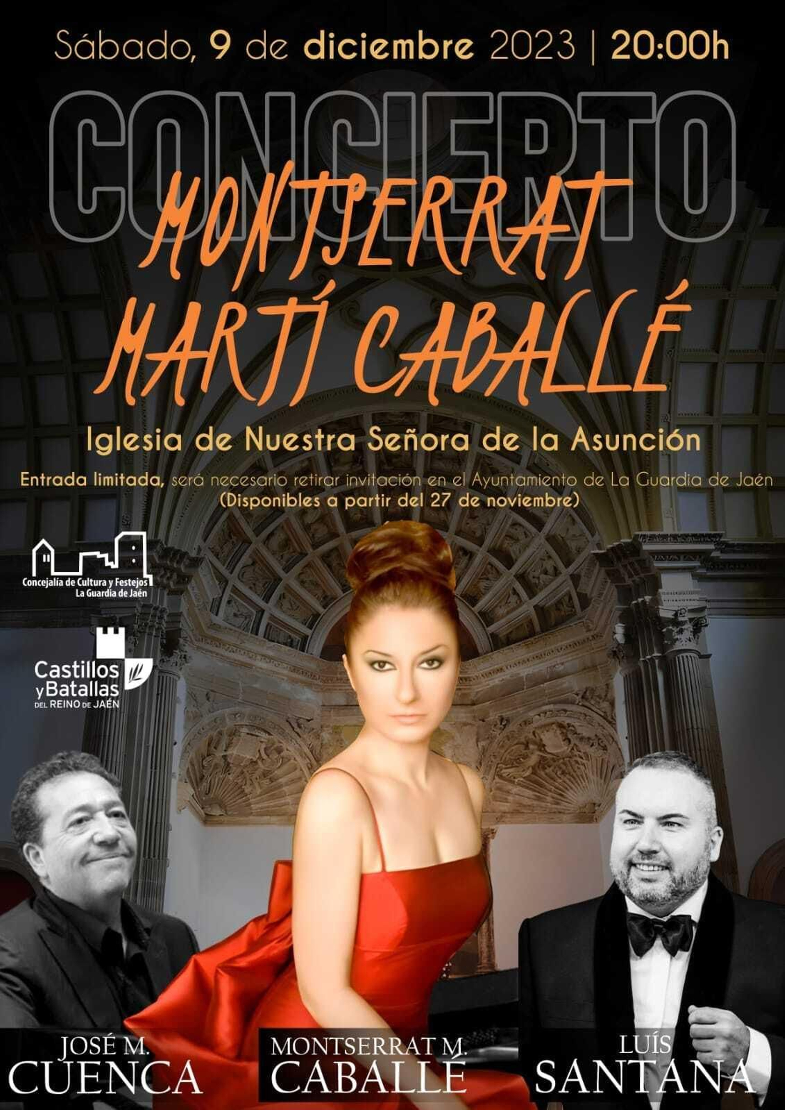 Concierto en La Guardia de Jaén para el próximo 9 de diciembre.