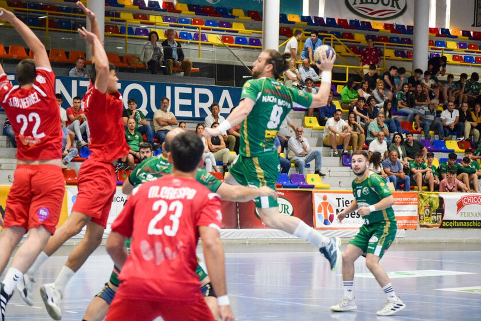 Nacho Moya, con el Conservas Alsur Antequera
