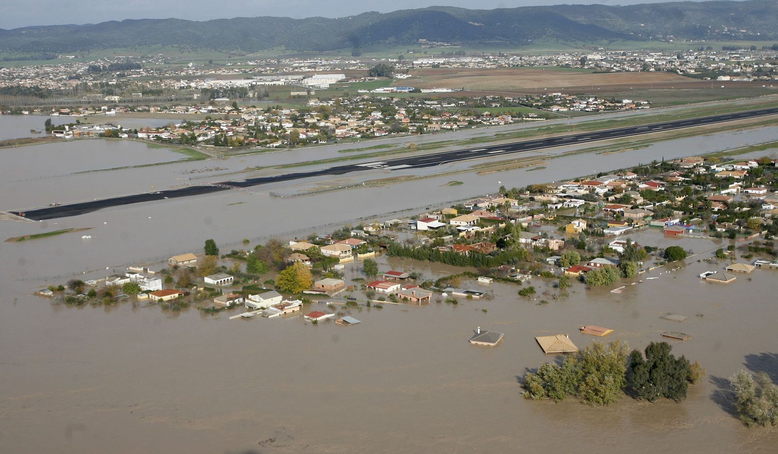 Inundaciones en el Valle del Guadalquivir, en Córdoba, en 2010.