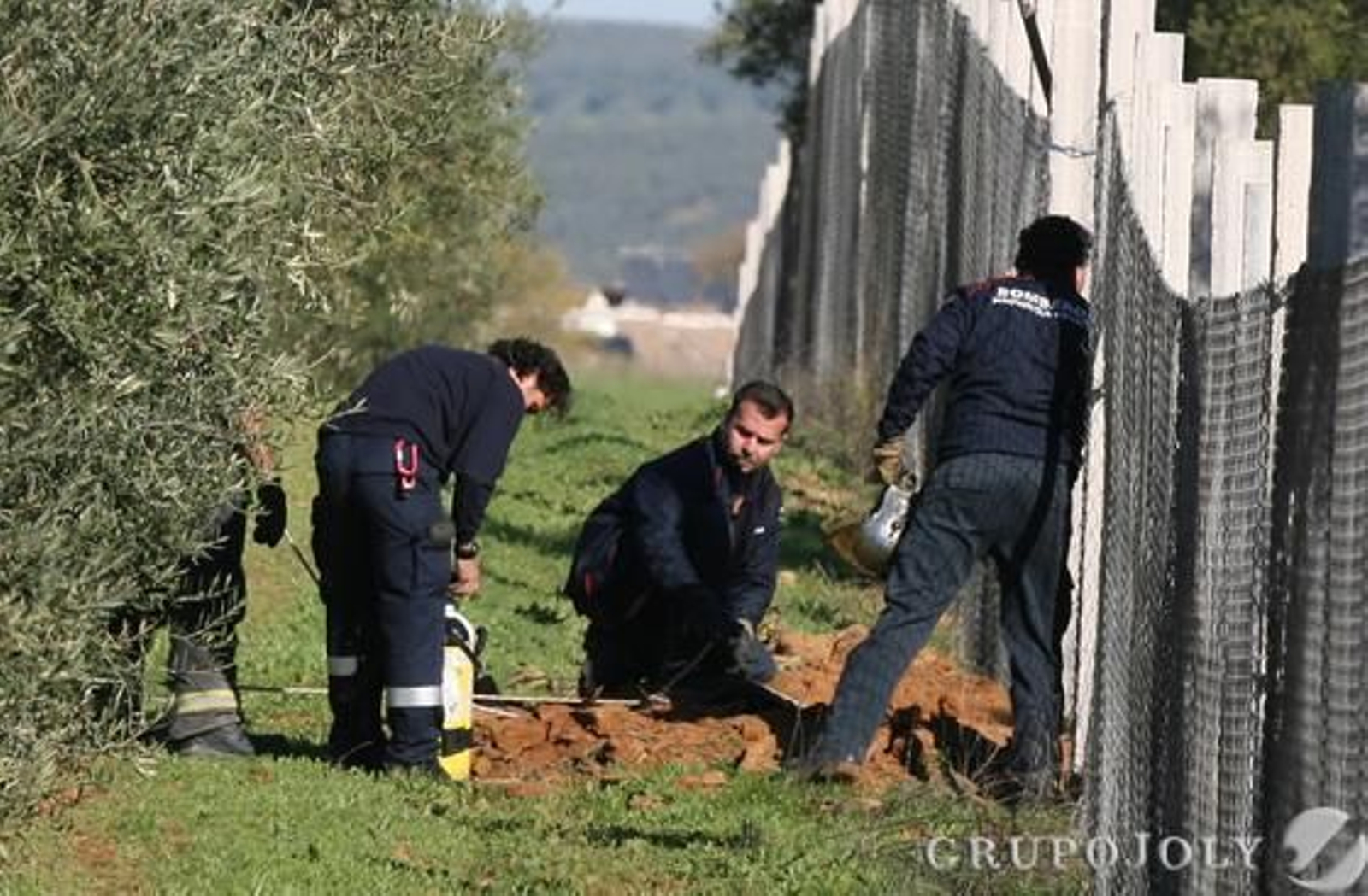 Registros en otras propiedades de la presunta parricida para descartar la existencia de más fetos.

Foto: Antonio Pizarro