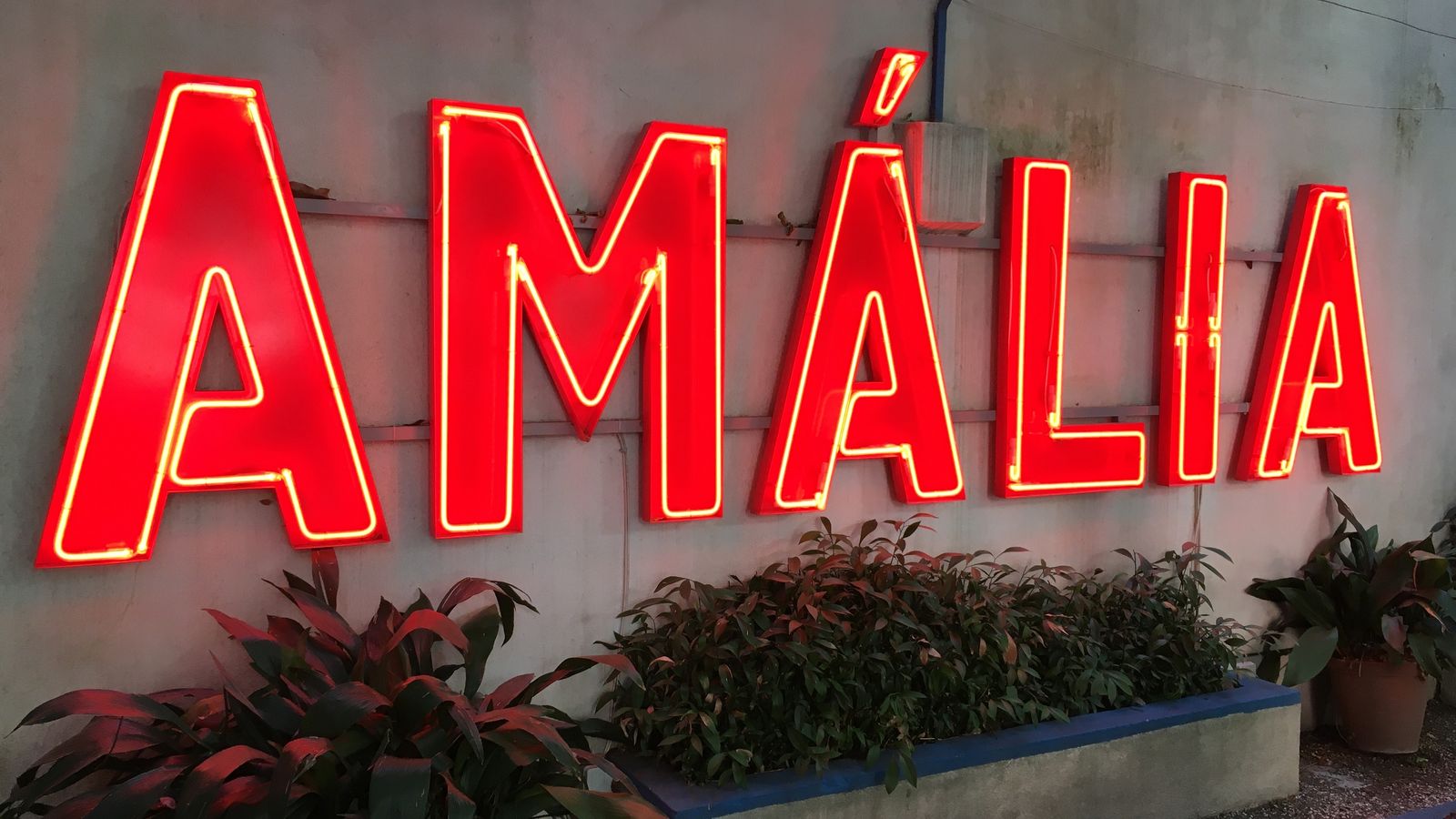 Jardín de la casa-museo de Amália Rodrigues en Lisboa.