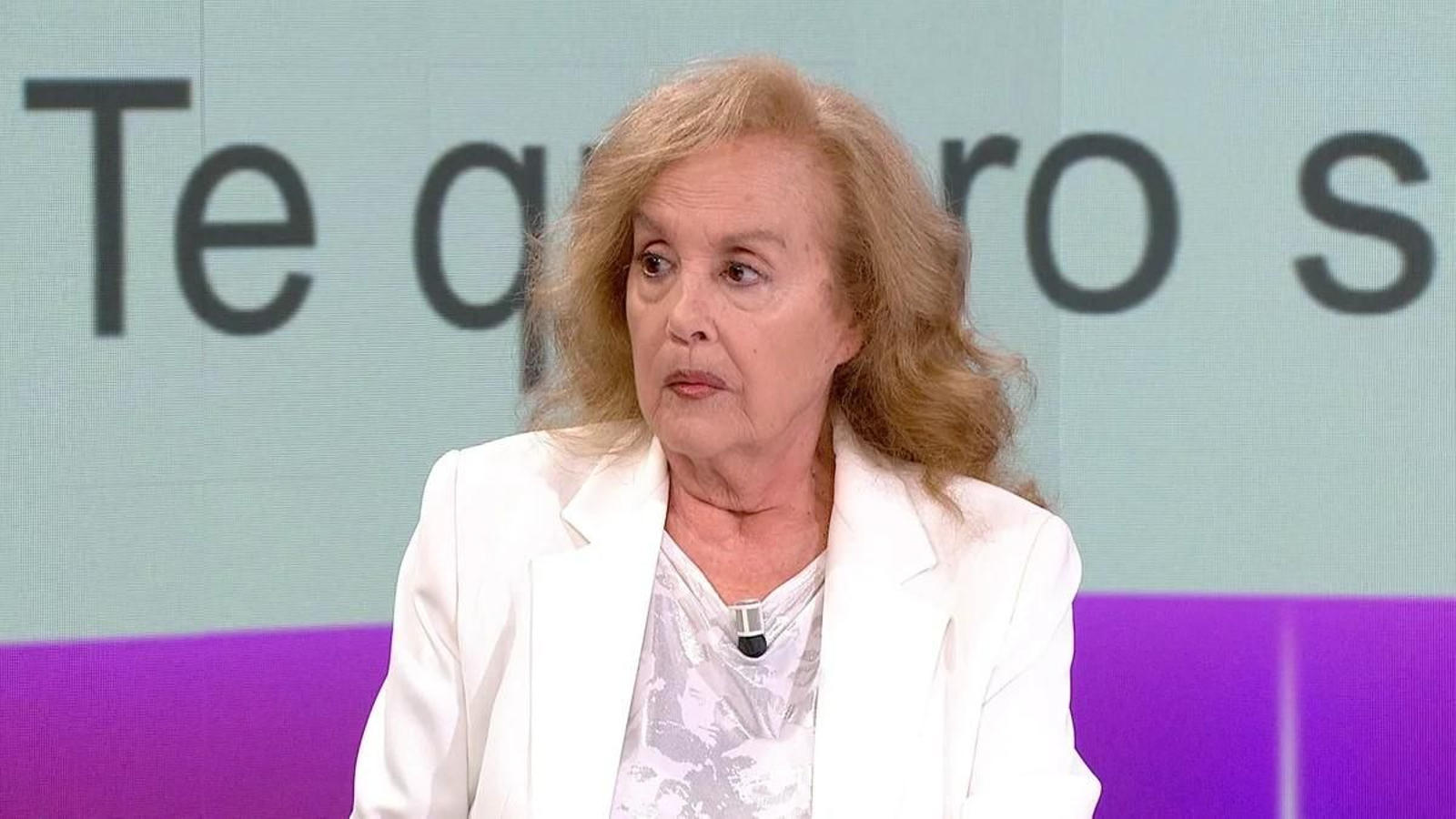 Fedra Lorente en una reicente entrevista en Antena 3