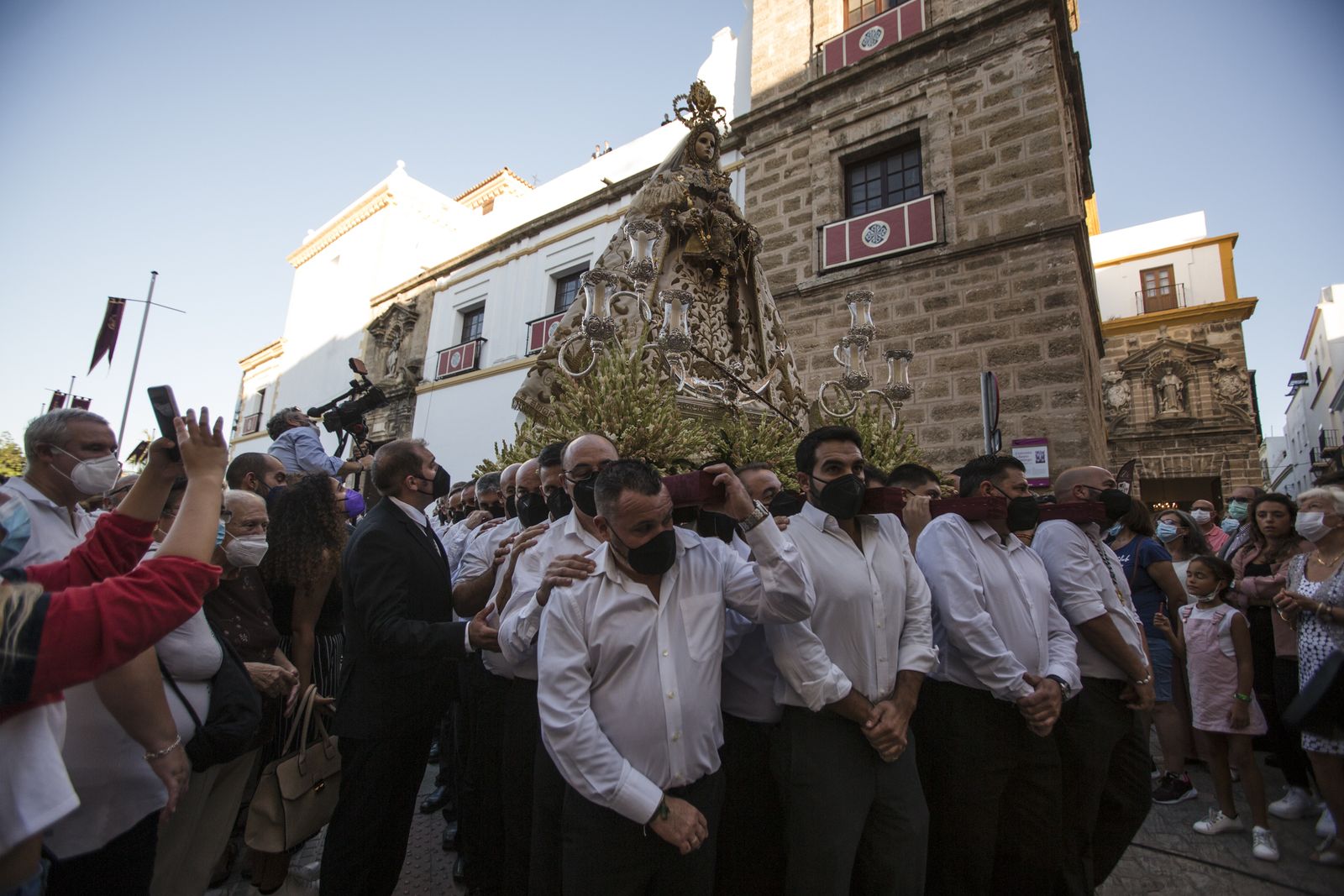 Las imágenes de la procesión de la Virgen del Rosario