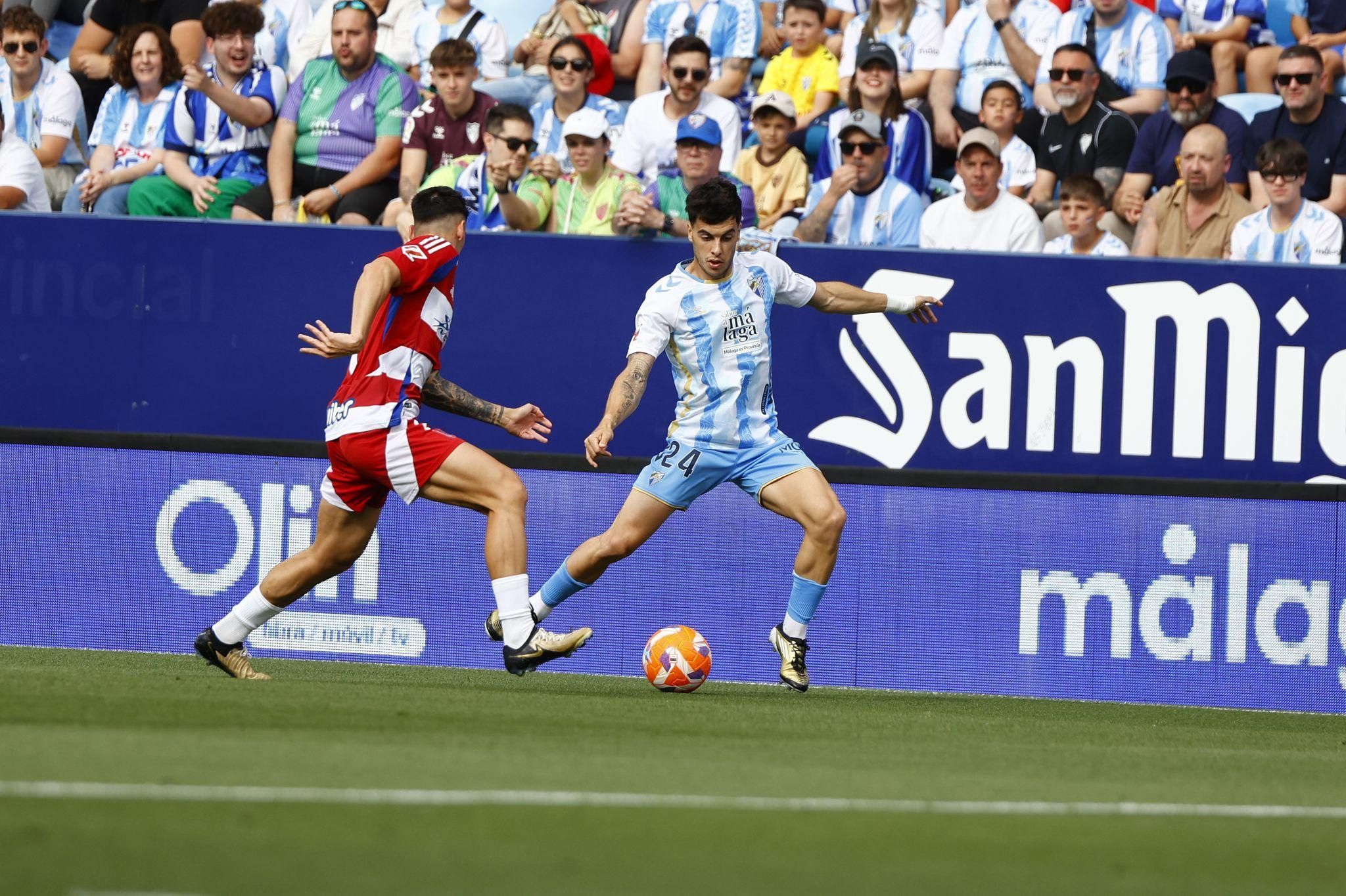 Horario y fecha del Málaga CF - Granada CF, jornada 4 de LaLiga Hypermotion