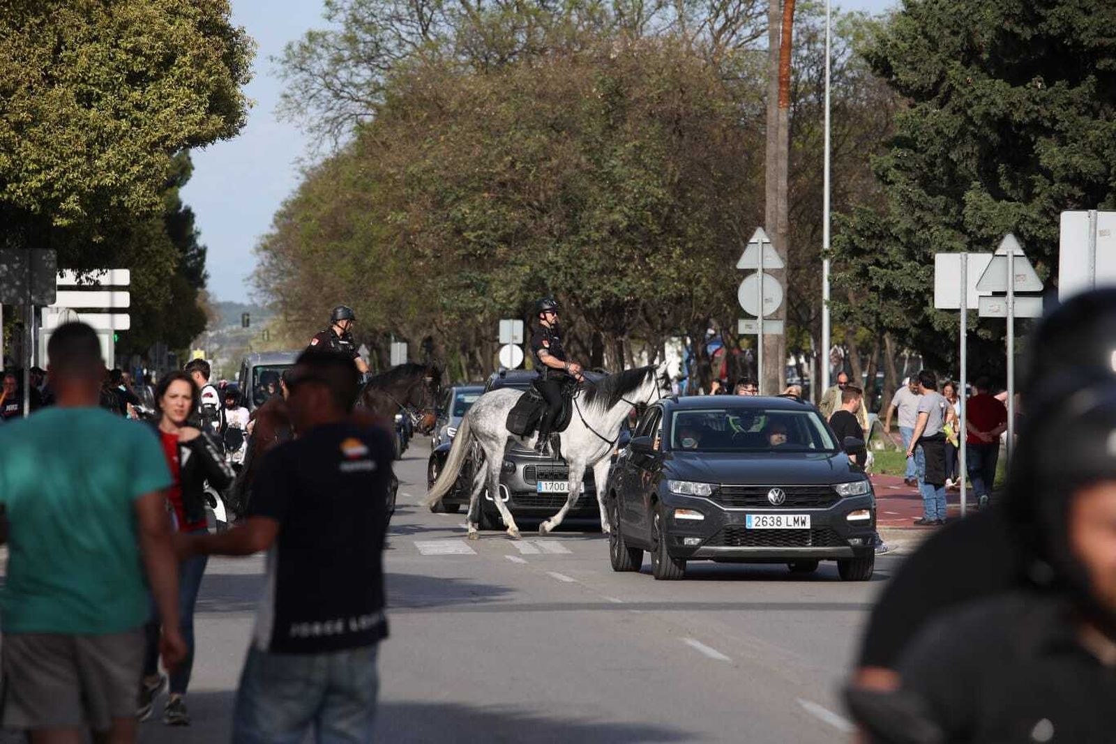 Ambiente motero del viernes del Gran Premio de MotoGP en Jerez
