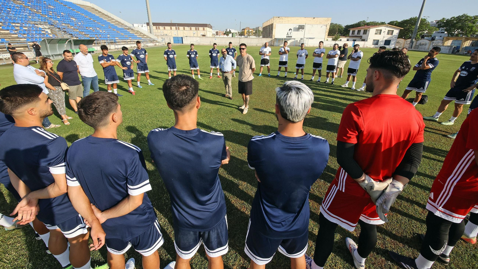 Primer entrenamiento del Xerez CD en el Pedro Garrido de Jerez