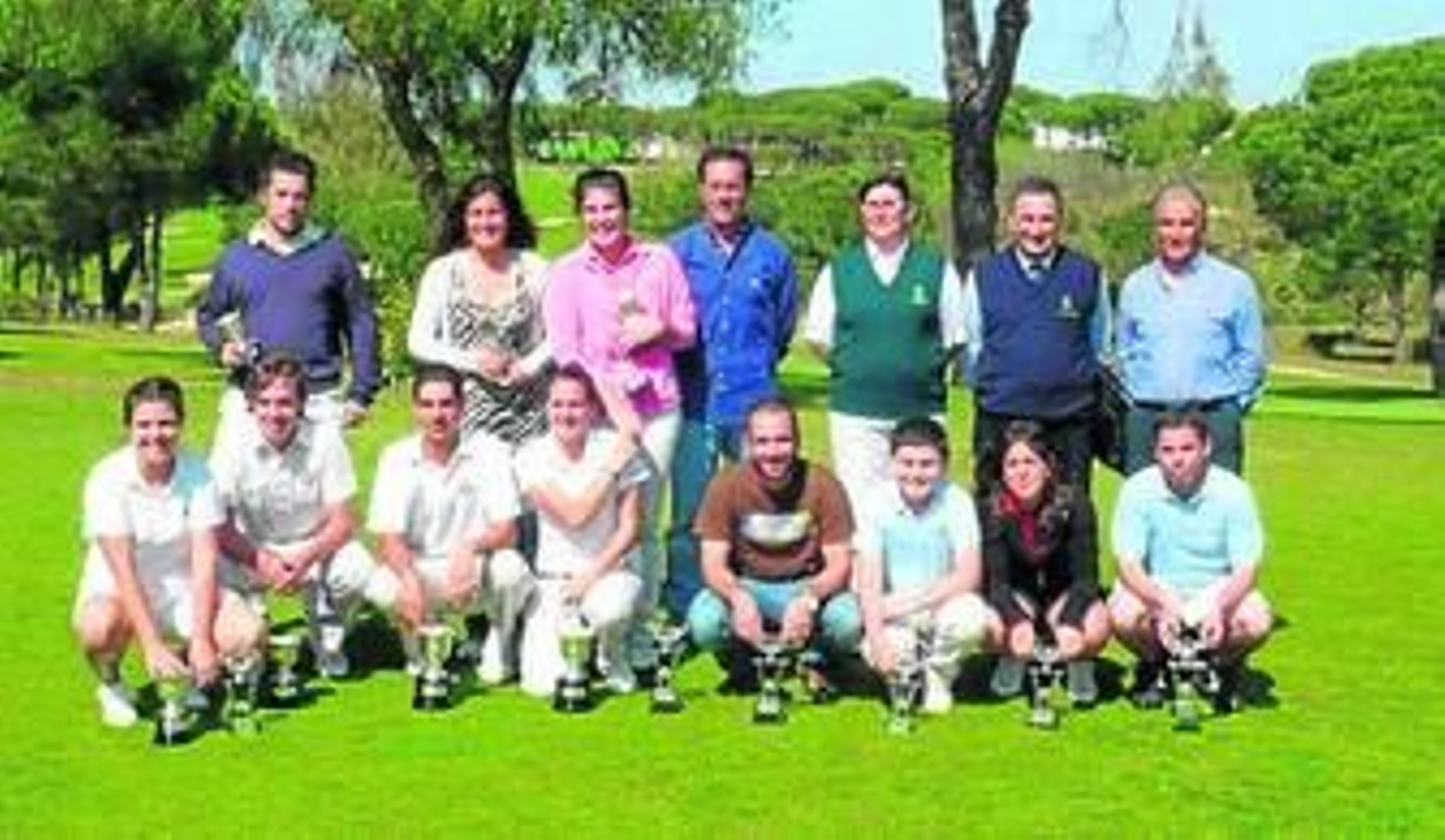 Ganadores del Campeonato Provincial de Huelva celebrado en Bellavista.