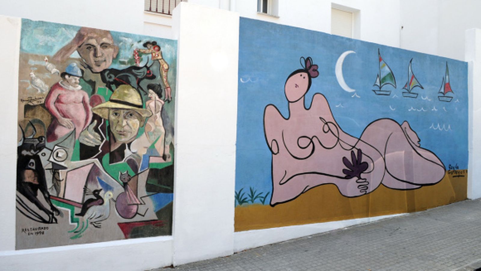 Nieto anuncia la recuperación de los murales de la calle Juan XXIII