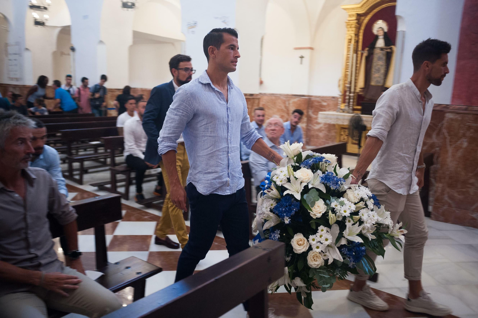 Las fotos del Málaga CF en la Divina Pastora