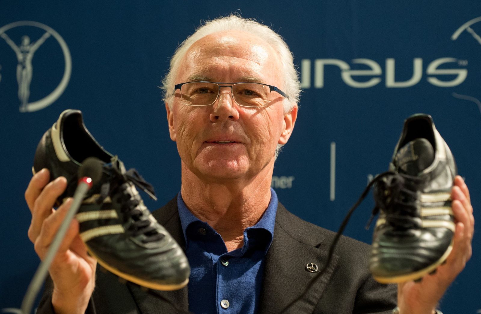 Las fotos de Beckenbauer, la elegancia del fútbol