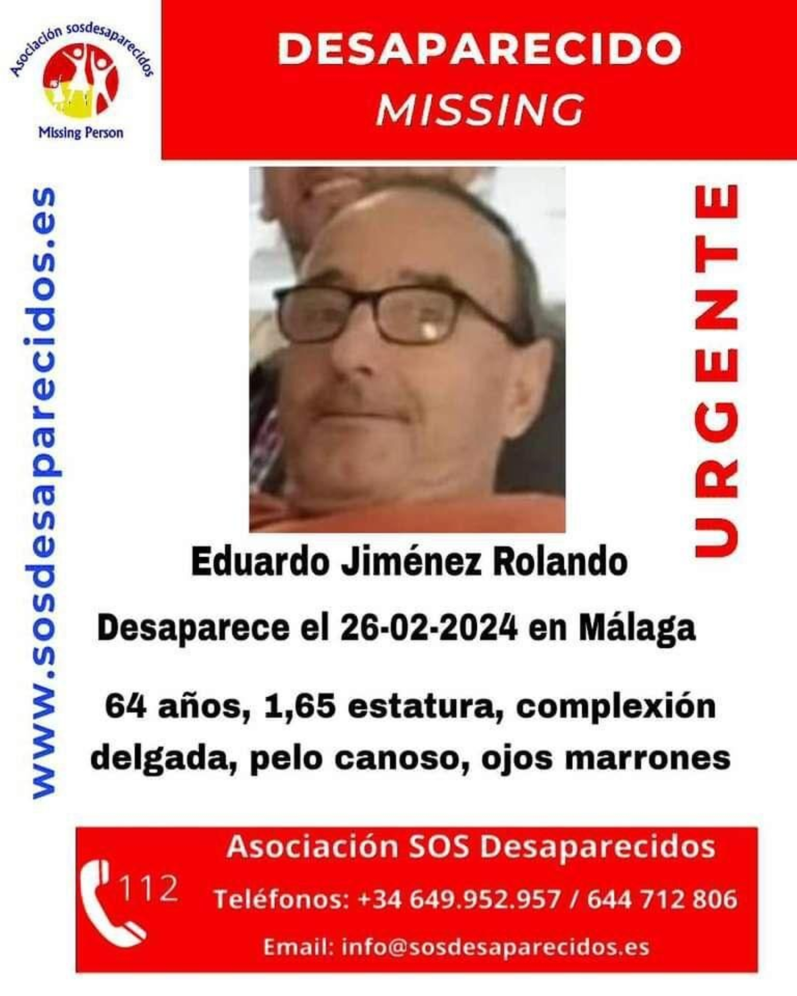 Eduardo Jiménez, la persona fallecida cuya familia denunció su desaparición.